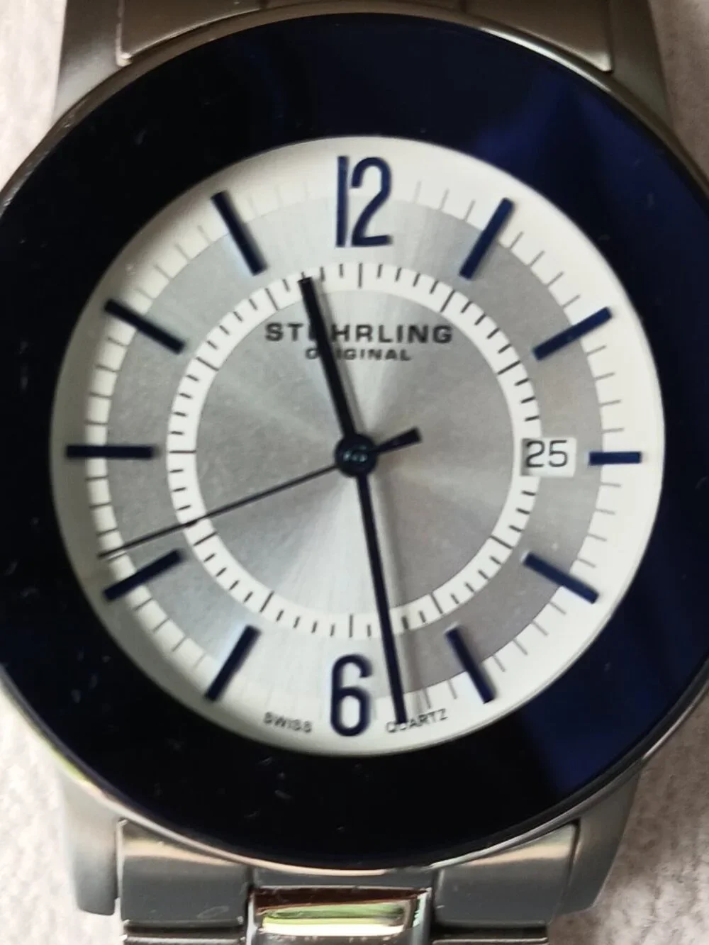Stuhrling watch - Blue stainless steel